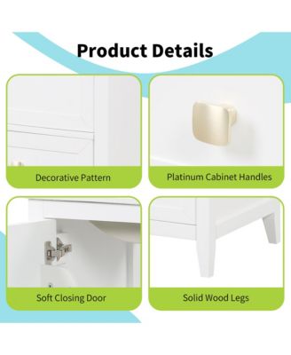 20" Bathroom Vanity with Sink, Soft Closing Door, Storage Rack and One Drawer, Bathroom Cabinet