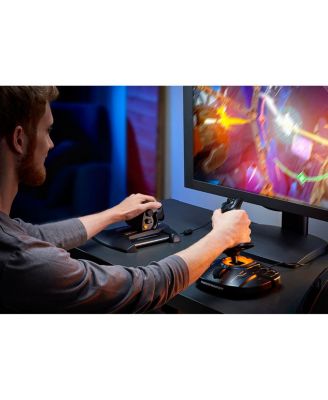 T.16000M FCS Hotas Flight Stick and Throttle for PC, Black