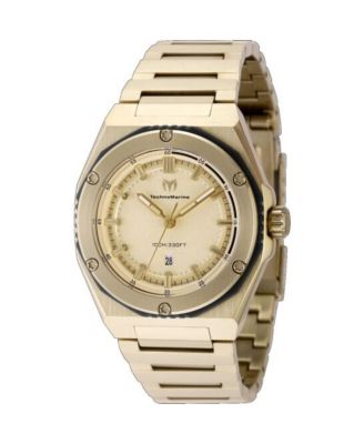 Women's TM-416045 CORAL Quartz 3 Hand Gold Dial Watch