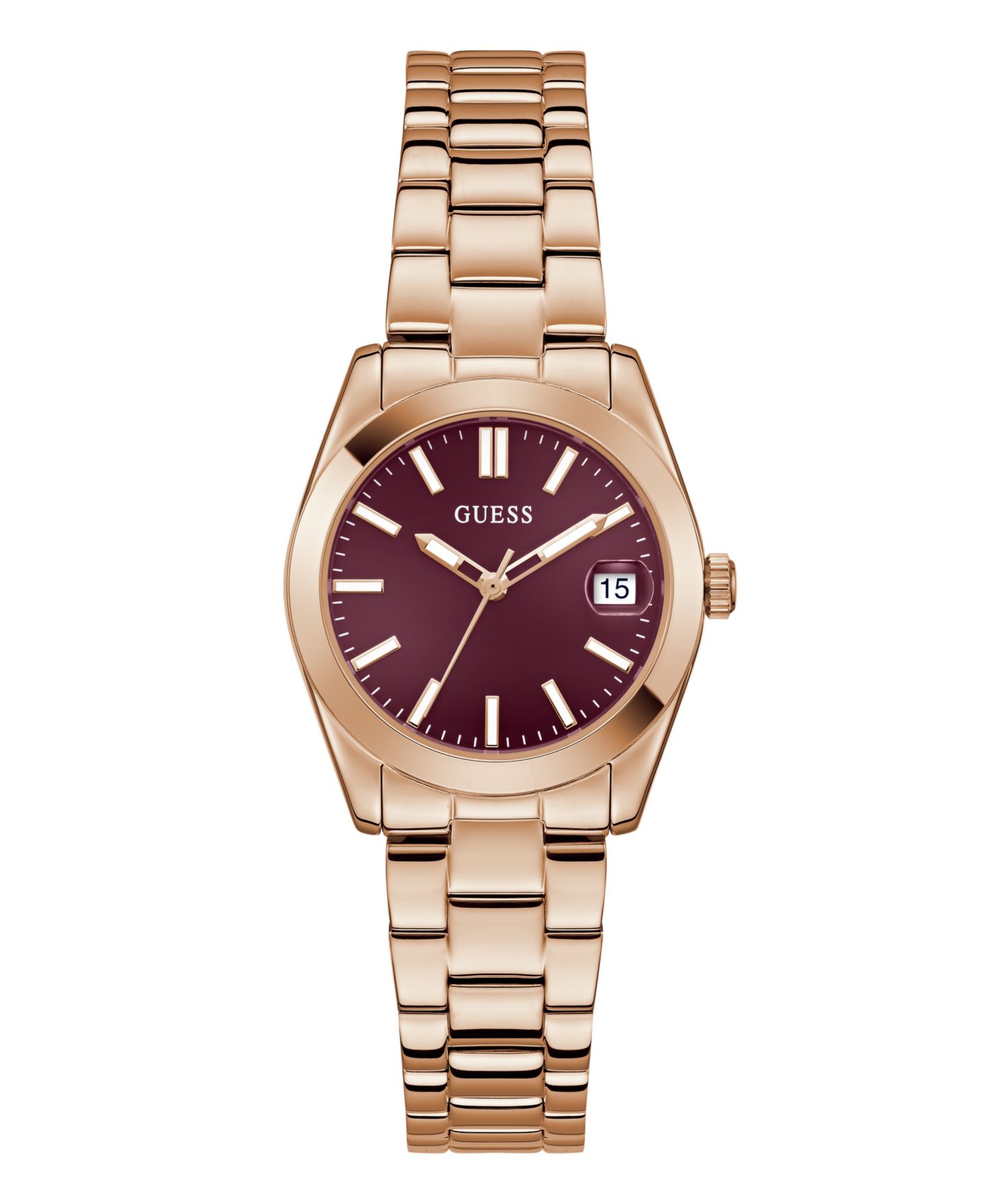 Женские часы GUESS Rose-Gold Tone Analog Watch, 32mm — фото 1