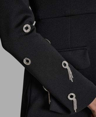 Women's Grommet Long Sleeve Mini Dress