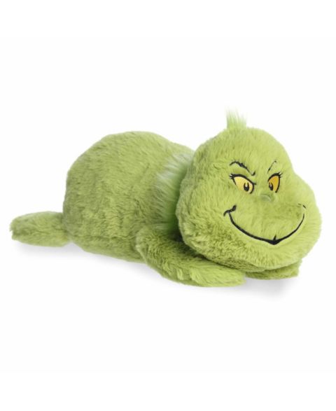 Детская мягкая игрушка Aurora Dr. Seuss Grinch 17.5" Snoozles Plush, 1-Piece, цвет: Зелёный