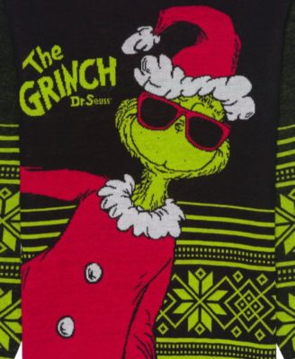 Boys 5-20 Printed Long-Sleeve Sweater