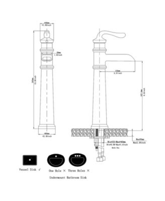 Waterfall Single Hole Single-Handle Vessel Bathroom Faucet With Pop-up Drain Assembly in Polished Chrome