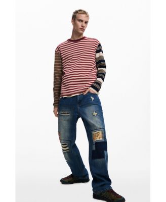 Men's Patch denim trousers