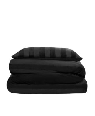  Jenny Velour Striped Jacquard 2-Pc. Comforter Set, Twin/Twin XL