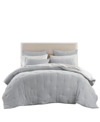 Harbor House Breeze Cotton Embroidered 3-Pc. Quilt Set, Full/Queen