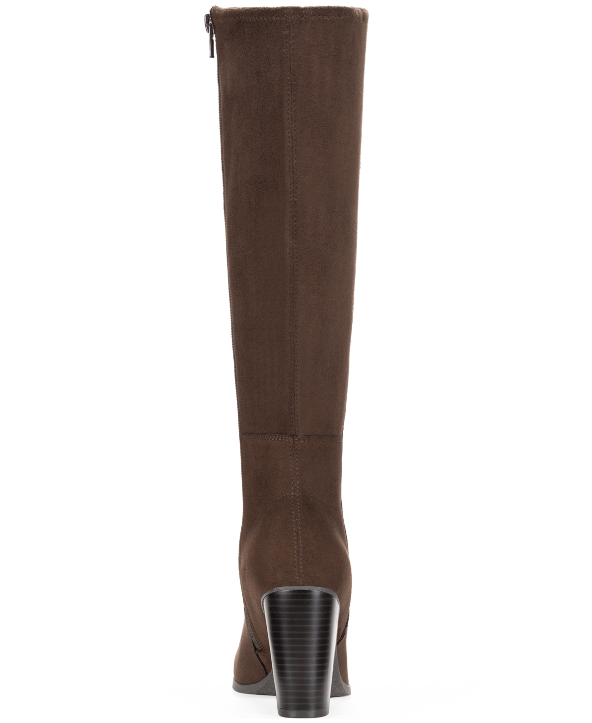 Style & Co Women's Addyy Knee High Wide Calf Dress Boots, Created For Macy's In Brown