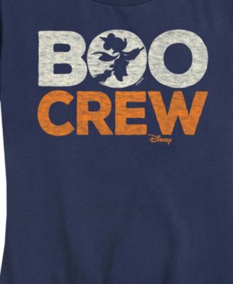 Disney Halloween Minnie Mouse Boo Crew Women's Short Sleeve Graphic T-shirts
