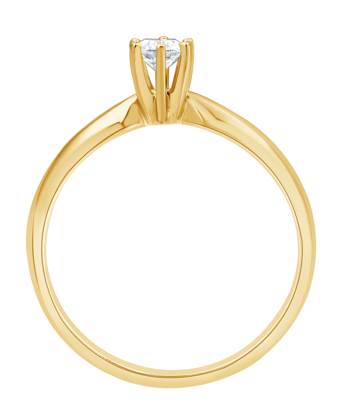 Macy's Diamond Ring (1/5 Ct. T.w.) In 14k White Gold (also In 14k Yellow Gold) In Gold