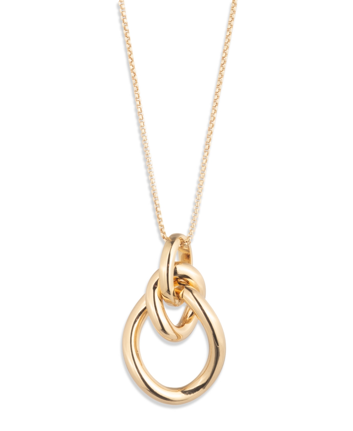 Ralph Lauren Gold-tone Slider Pendant Necklace