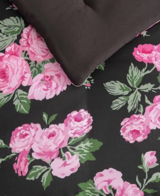 Garden Floral Printed Microfiber 8-Pc. Comforter Set, Full