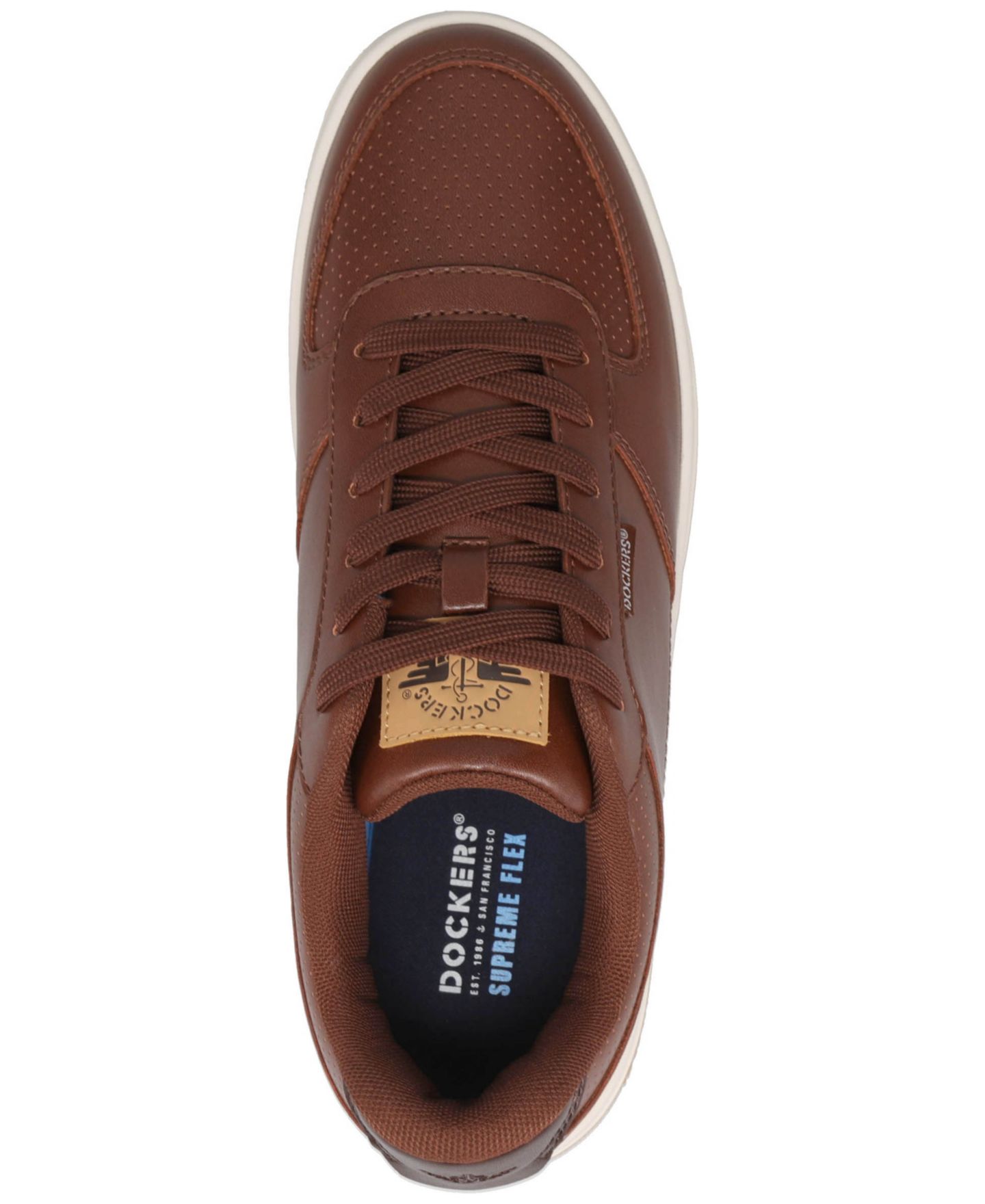 Мужские кроссовки Dockers Frederick Lace-Up Casual, цвет: Коньячный — фото 4
