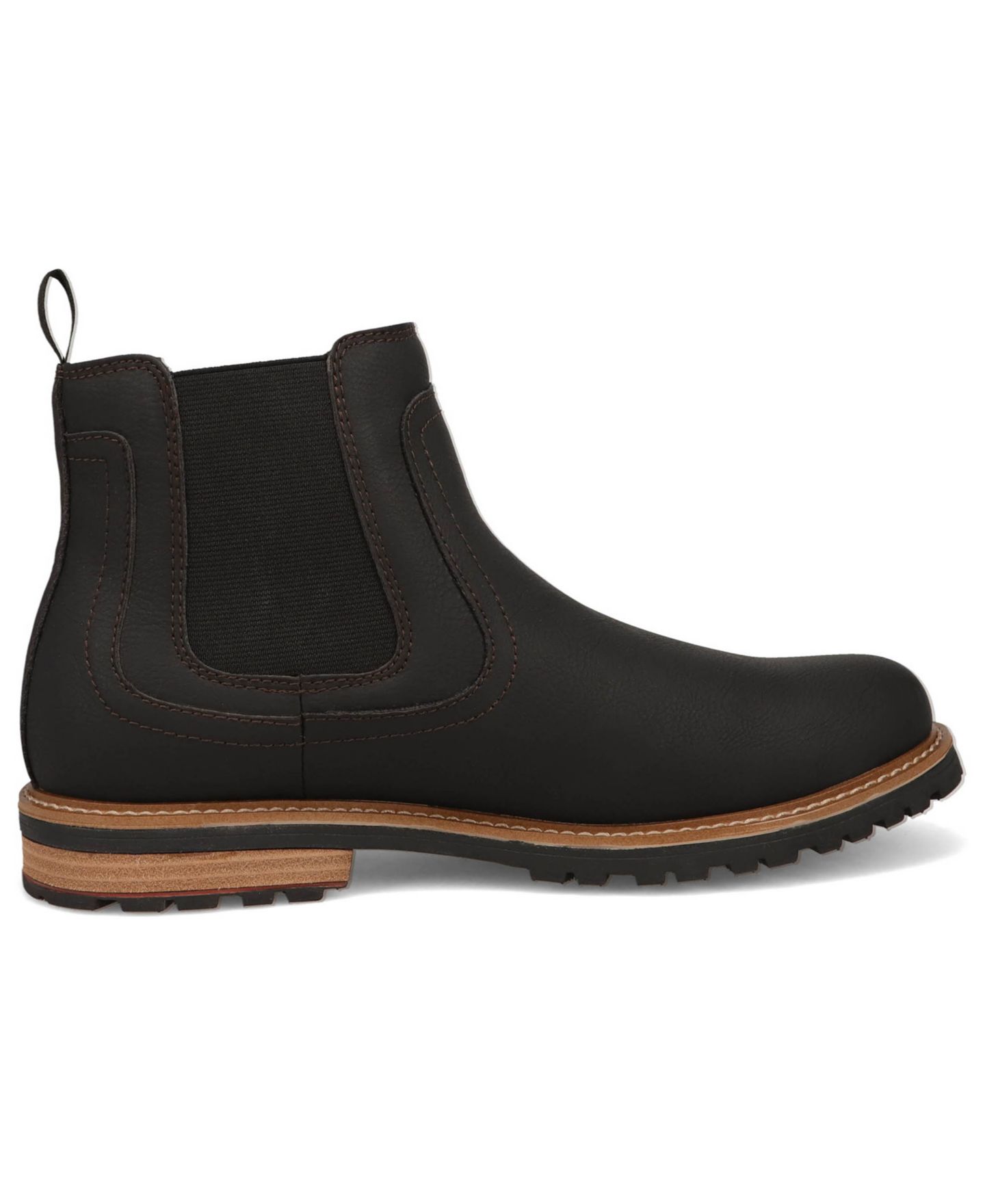 Мужские ботинки Dockers Camden Rugged Pull-On Chelsea, цвет: Чёрный — фото 2
