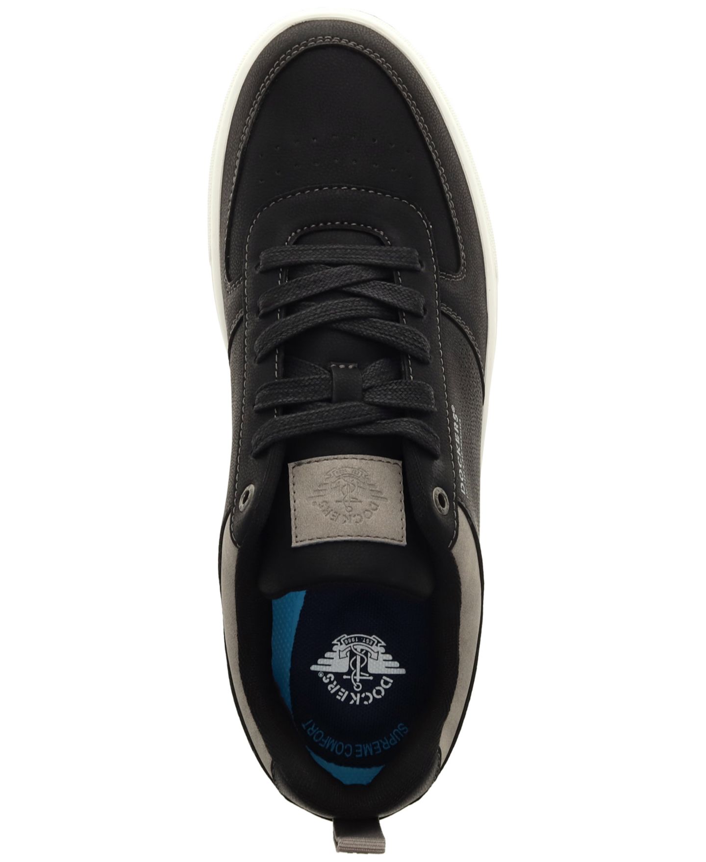 Мужские кроссовки Dockers Landon Casual Lace-Up, цвет: Чёрный — фото 4