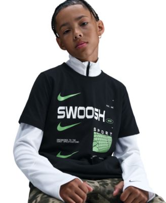 Big Kids Swoosh Printed T-Shirt