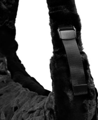 Sportswear Faux Fur Slouchy Bag