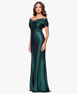 Women's Long Off-The-Shoulder Gown