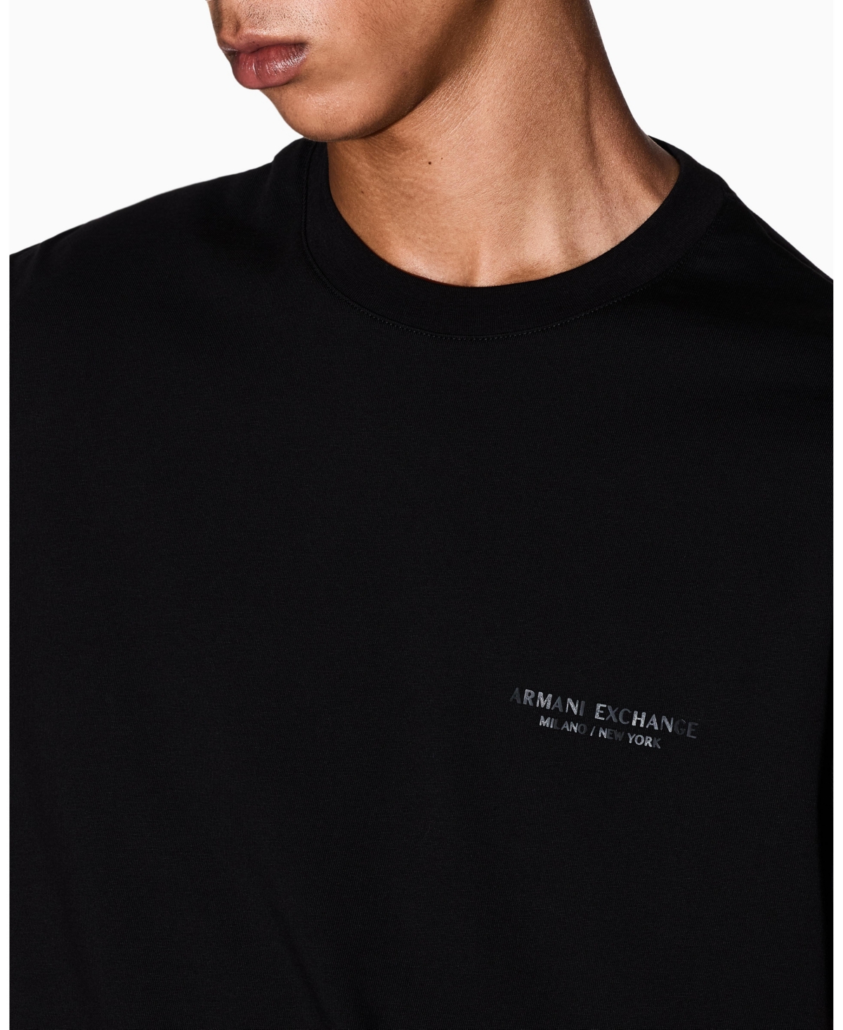 A|X Armani Exchange Men's Milan Ny Top Chest Graphic T-Shirt