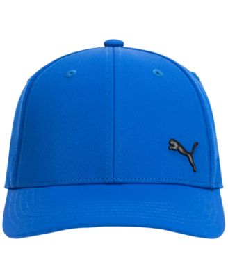 Men's Alloy Solid Color Cat Logo Stretch Fit Cap