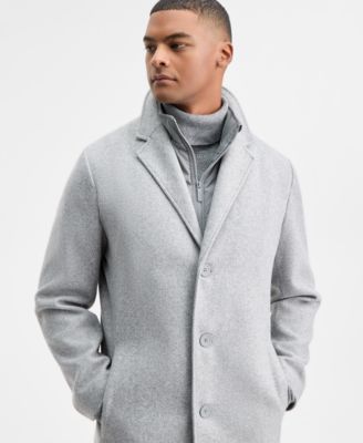 Men's Brushed Pants, Turtleneck Sweater and Wool Coat, Macy's Exclusive