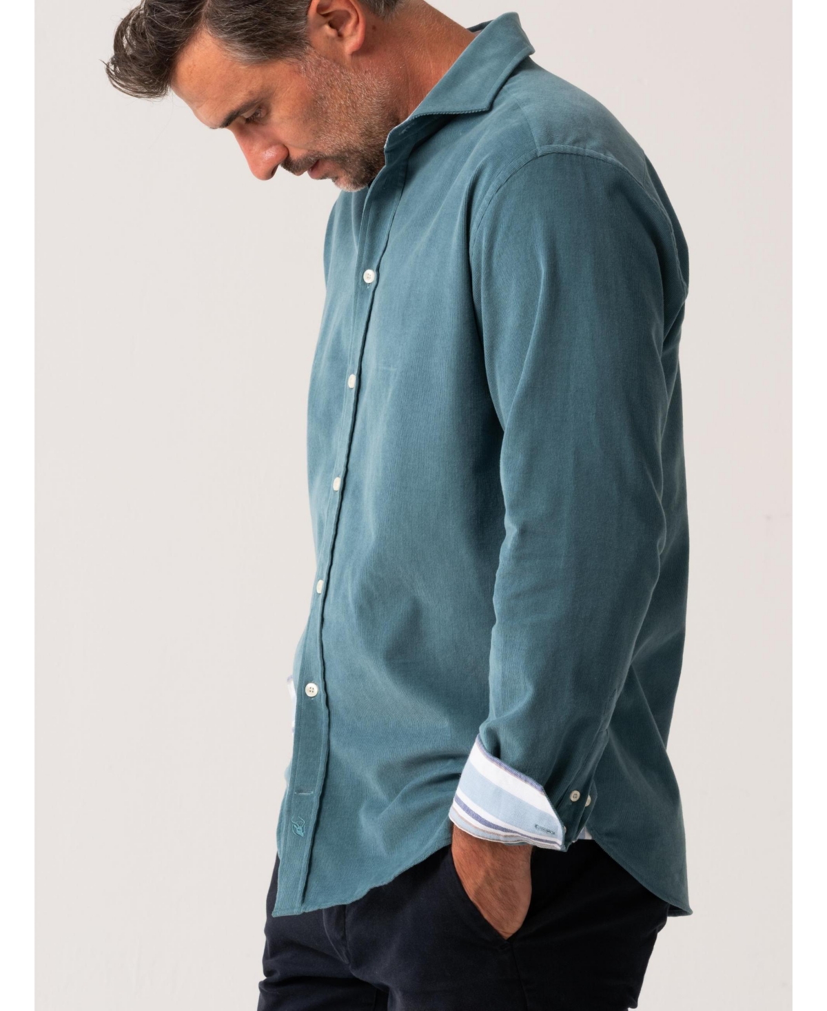 Koy Clothing Men's Corduroy Long Sleeve Shirt