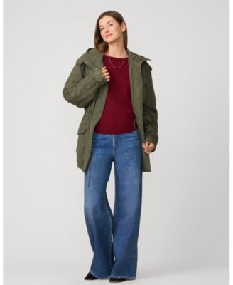 Women's Wineglass Drop Shoulder Tunic Sweater