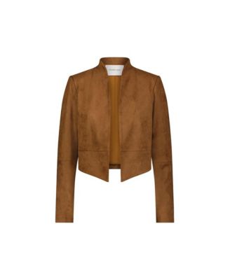 Women's Yasmin Suede Jacket - Cognac