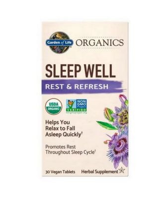 Garden of Life Sleep Well Rest & Refresh ,30 Tabs