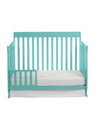  Vibrant Turquoise 4-in-1 Convertible Crib with Coastal-Inspired Design and Bed Conversion