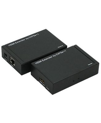 HDMI Extender Up To 150' Over Single Cat5/6, Signal Rates Up to 4.95Gbps, Auto-Adjustment for Equalization