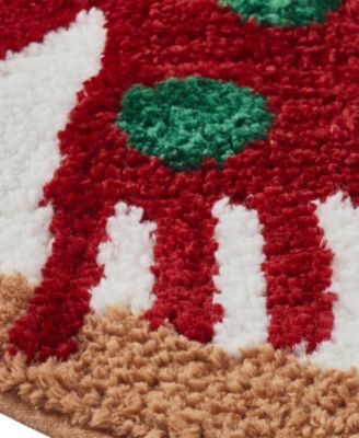 Reindeer Holiday Bath Rug Set, 2 Count