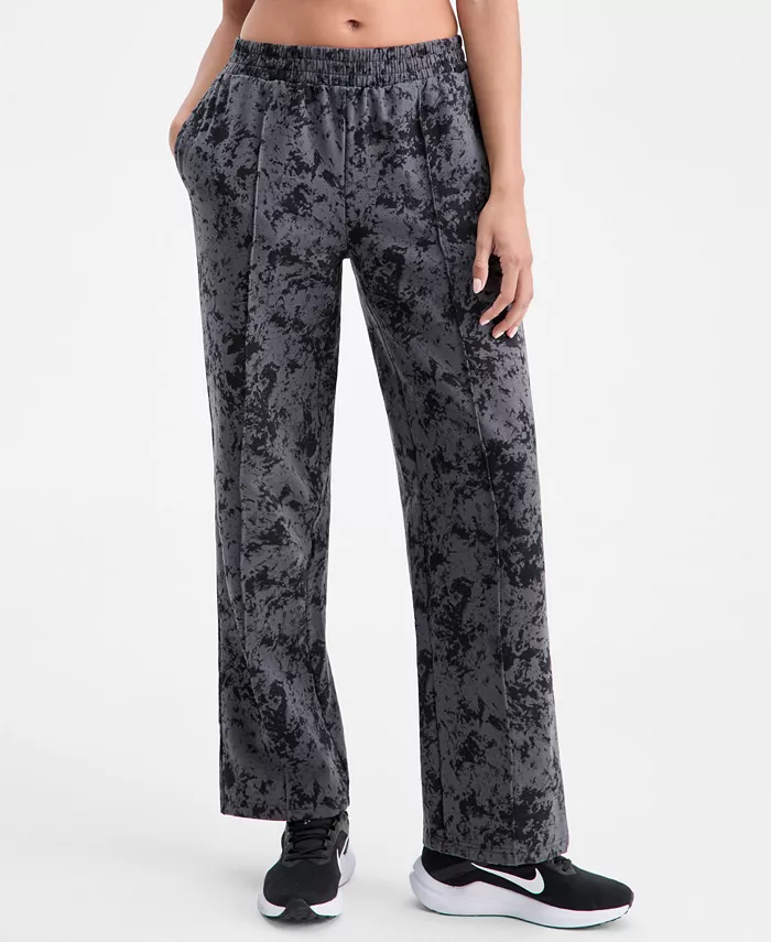 Women's Urban Text Fleece Pintuck Pants - thumbnail 3