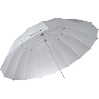 7' Parabolic Three Umbrella Kit, Includes 1 White Diffusion, 1 Silver and 1 White/Black