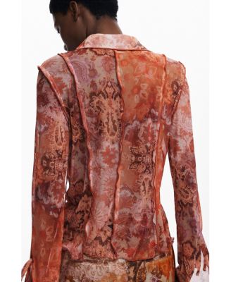 Women's Chiffon T-shirt with bows