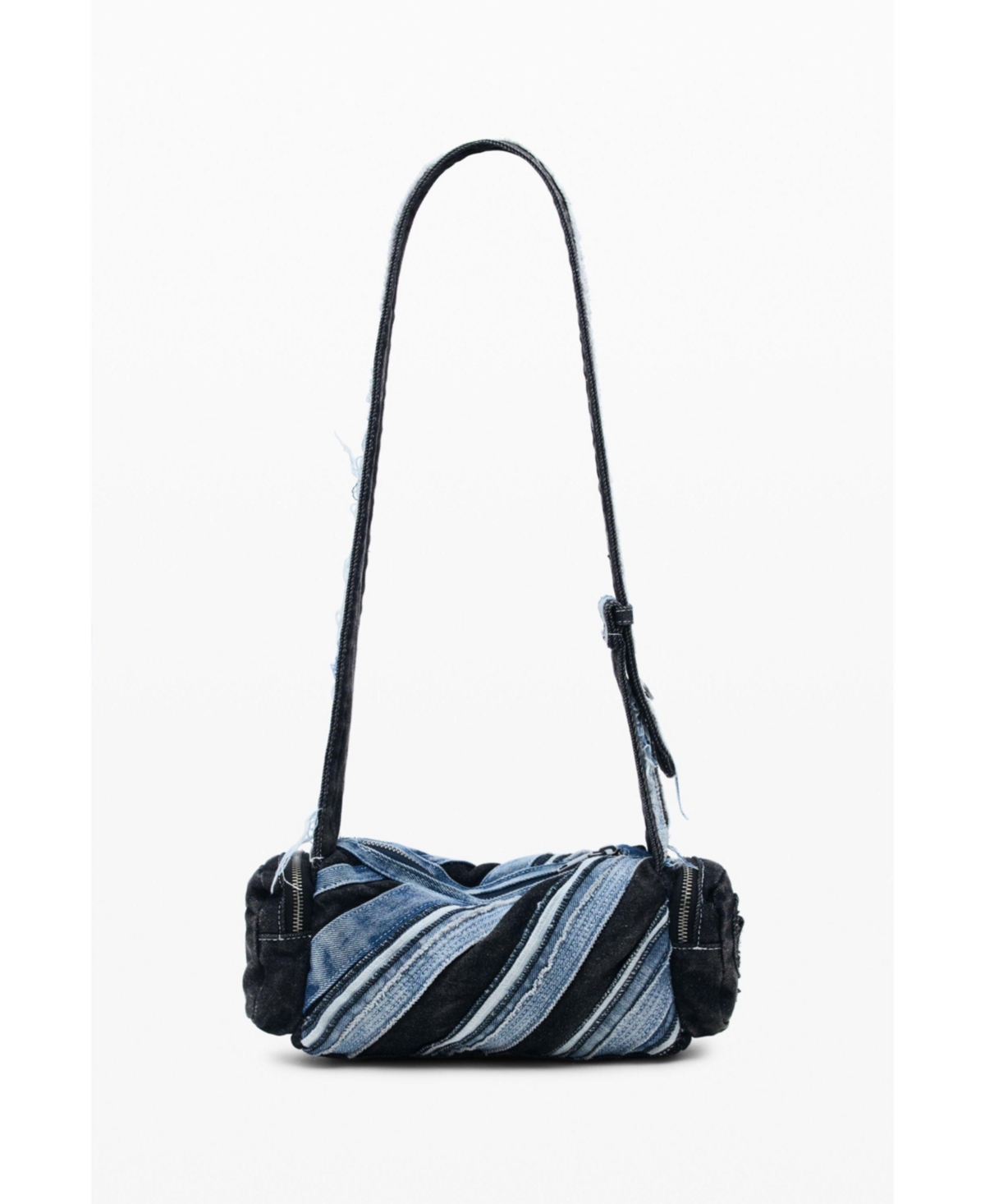 Desigual Women's Medium Denim Bag With Patch In Blue