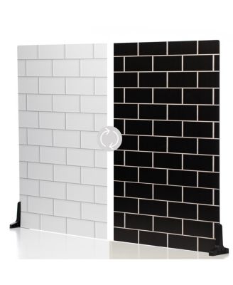 Duo Board Double Sided Surface Board/Ebony Subway Tile