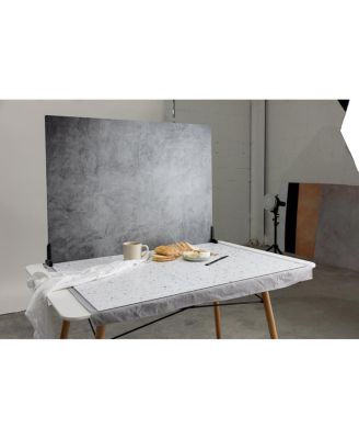 Duo Board - Double Sided Backdrop Board Surface Food & Product Photography - Legs Included Made in USA (30 x 40 inches, Terrazzo