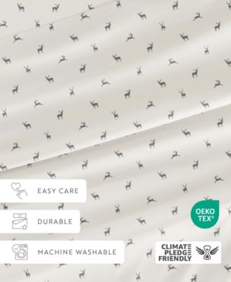 Holiday Pattern 4-Pc. Sheet Set, Full