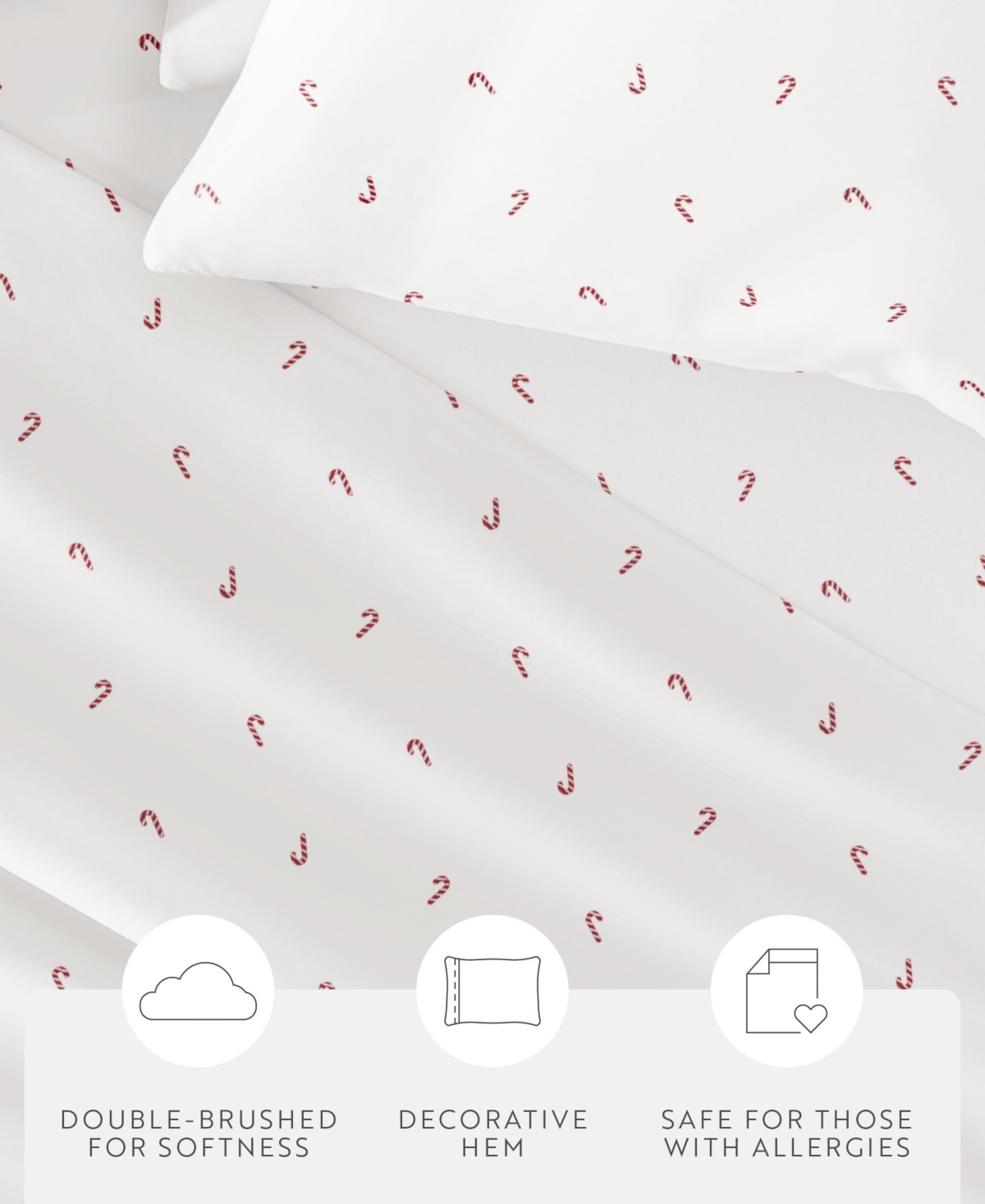 ienjoy Home Holiday Pattern 4-Pc. Sheet Set