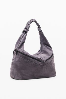 Women's Medium bag with leather effect