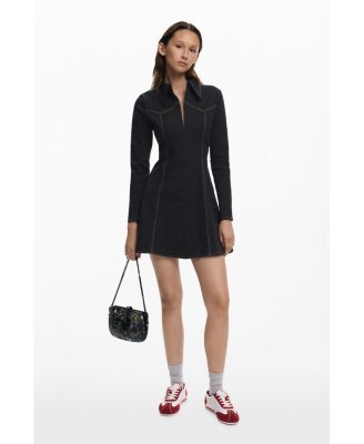 Women's Shirt dress with zipper