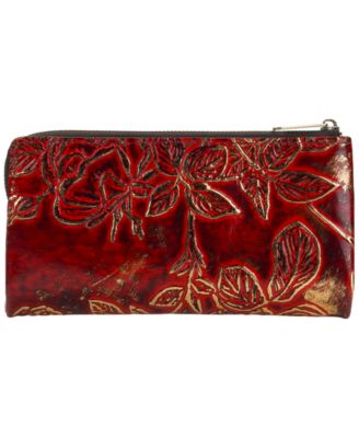 Prassa Bark Leaves Textured Wallet