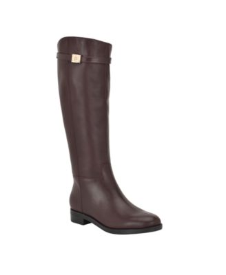 Women's Zoro Leather Riding Boots, Regular and Wide Calf
