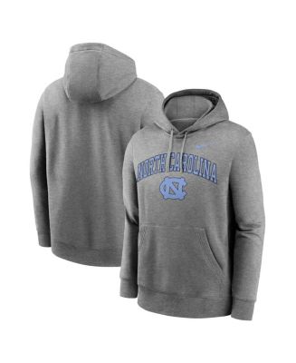 Nike Men's Gray North Carolina Tar Heels Club Fleece Arch Pullover