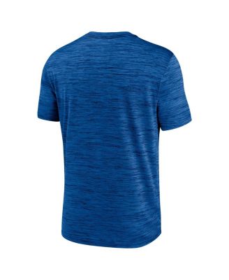 Men's Royal Duke Blue Devils Campus Center Stack Velocity Dri-FIT T-Shirt
