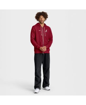 Men's Crimson Alabama Crimson Tide 2025 Sideline Standard Issue Dri-FIT Full-Zip Hoodie
