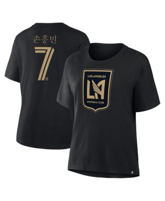 Fanatics - Women's Son Heung-Min Black LAFC Hangul Name Number T-Shirt