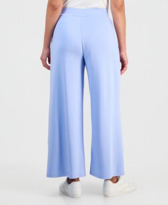 Petite High-Rise Wide-Leg Sweatpants, Macy's Exclusive  