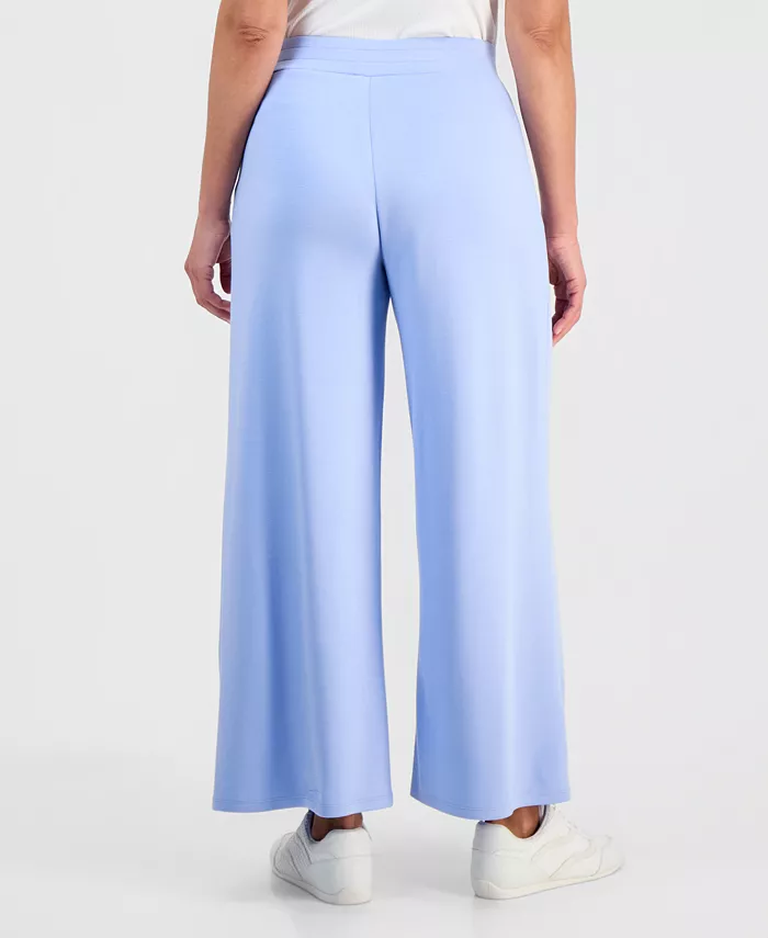 Petite High-Rise Wide-Leg Sweatpants - thumbnail 3